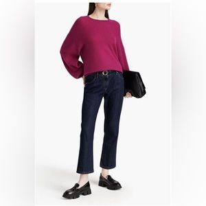 NAADAM pink Coastal Cashmere Balloon Sleeve Sweater
